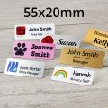 Personalised 55x20mm Metal Name Badges