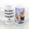 The Most Awesome - Personalised Photo Beer Stein Glass